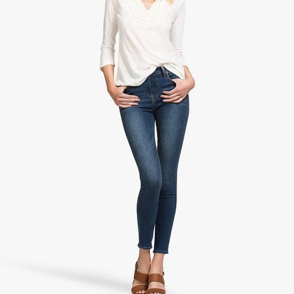 LUCKY BRAND Olivia Skinny Jeans - Size 00 / 24 - Picture 1 of 8